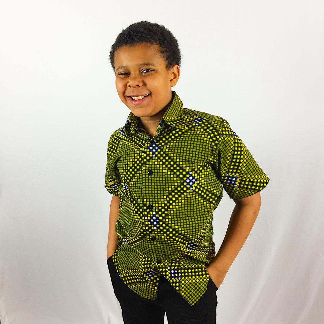 Boys Short Sleeve Shirt